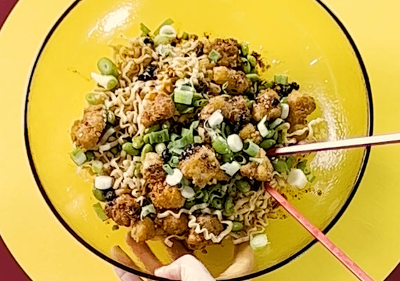 Sesame Cauliflower Noodle Bowl